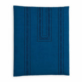 Elegant Teal Blue Tarkashi Embroidered Front Panel