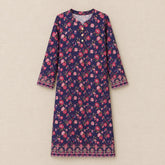 Floral Printed khaddar outfit with Embroidered Border.