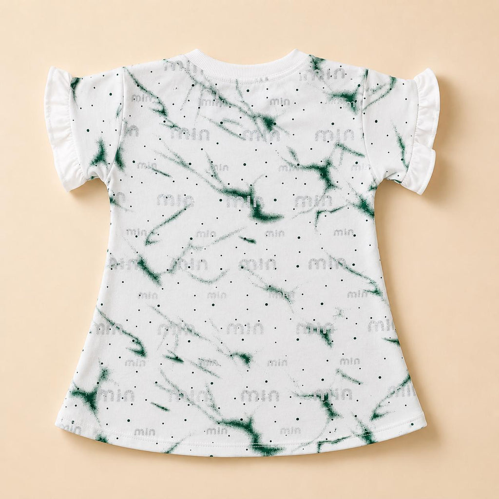 Off-White Bird Embroidered Sleeveless Shirt & Olive Trousers Set