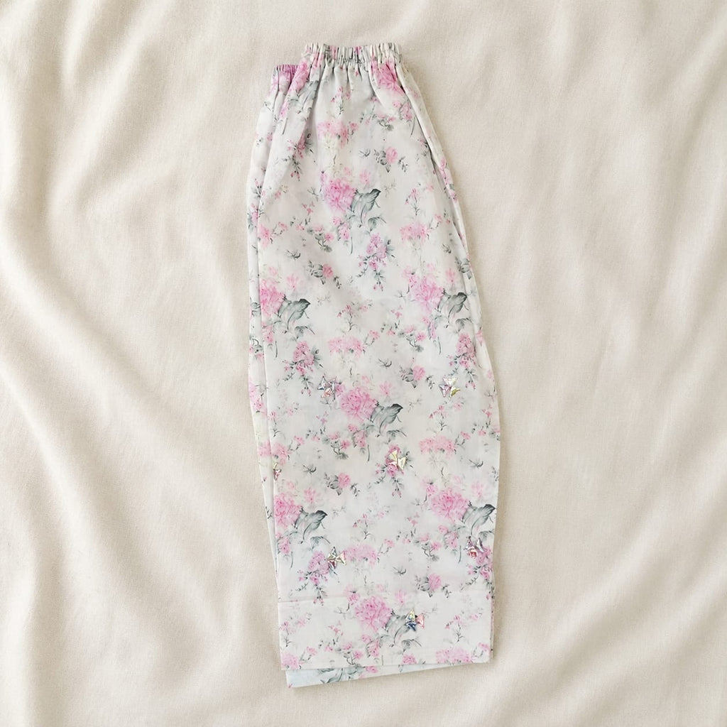Pretty Floral Printed 2-Piece Outfit for Toddlers &amp; Girls