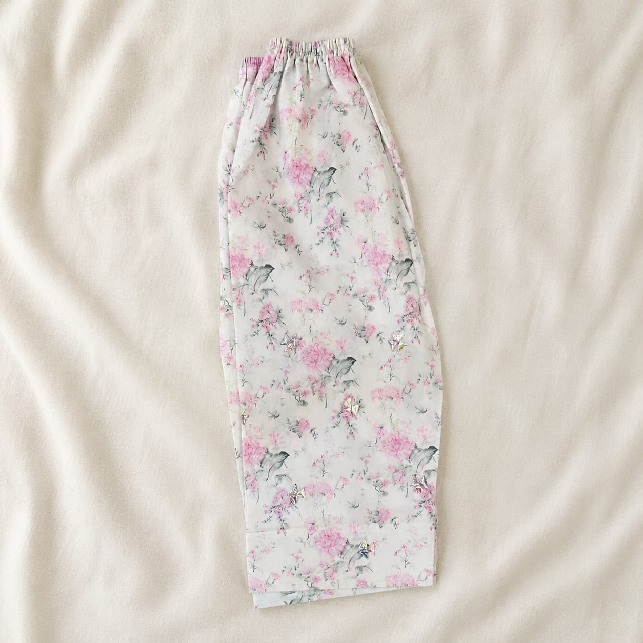 Pretty Floral Printed 2-Piece Outfit for Toddlers &amp; Girls