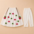 Ivory Garden Tassel Frock For Baby Girl For 14th August .