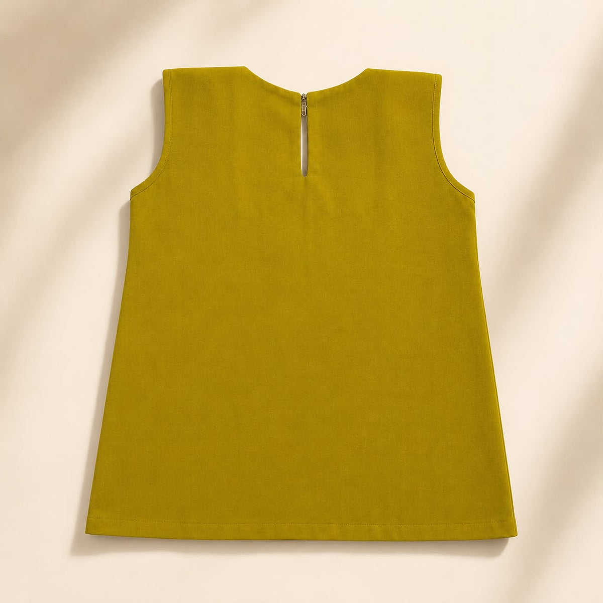 Kids' Olive Green Embroidered 2-Piece Lawn Kurti Set