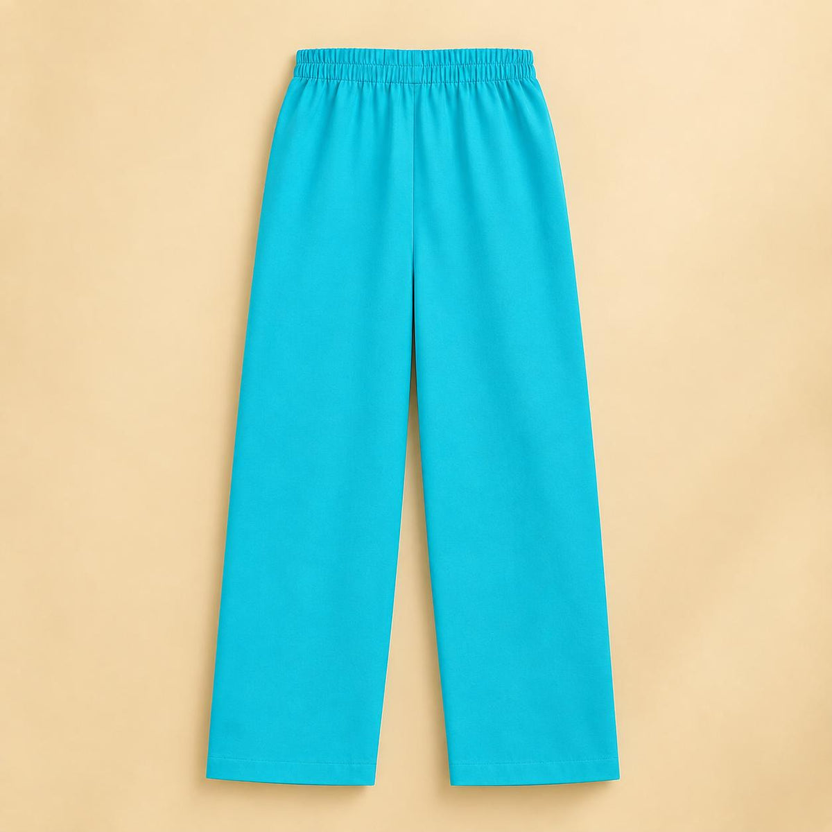 Elegant Turquoise Embroidered Kurta Trouser Set