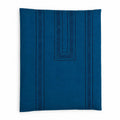 Elegant Teal Blue Tarkashi Embroidered Front Panel