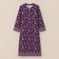 Floral Printed khaddar outfit with Embroidered Border.