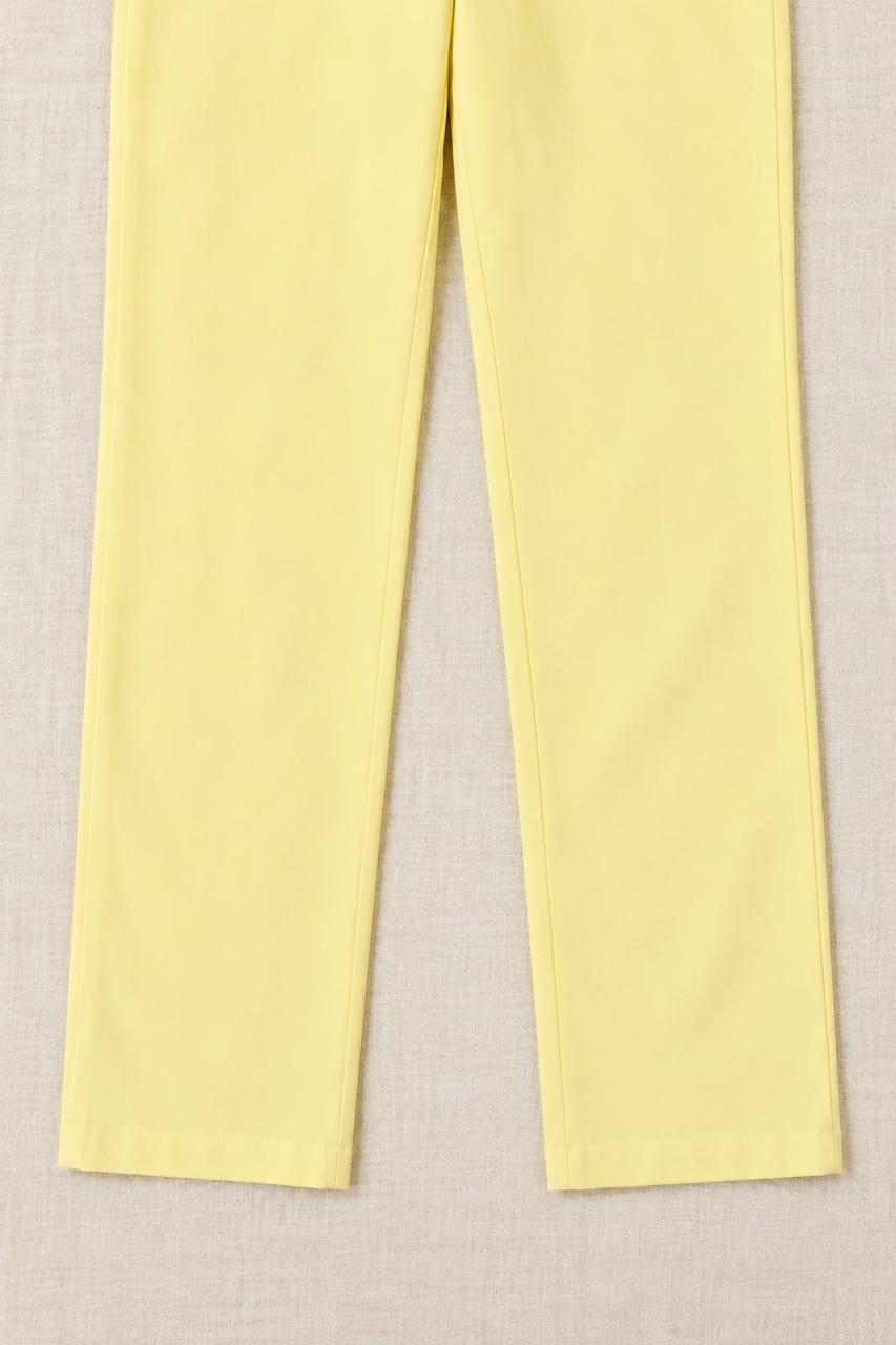 Luxury Lemon Yellow Pure Thread  Embroidered 3-Piece Suit .